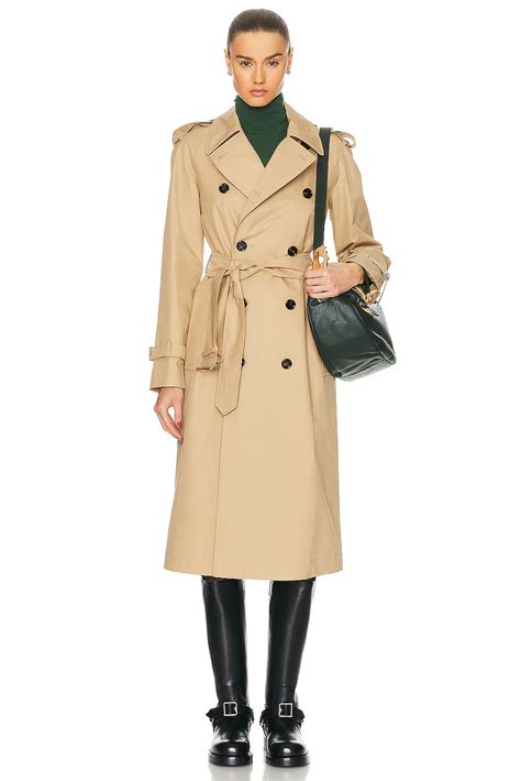 Burberry trench coat flax